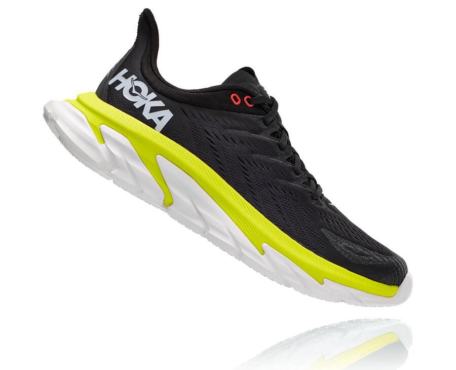 Tenis Hoka One One Masculino Pretas - Clifton Edge - 721-FPYBIM